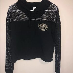 Victoria’s Secret Florida State University Hoodie CROPPED NETTING